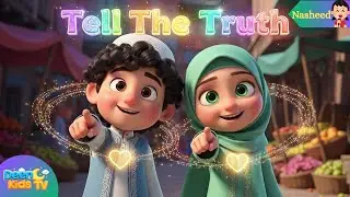 Tell the Truth | Islamic nasheed for kids | Muslim Kids Song | #islamiccartoon  #nasheed #DeenKidsTV