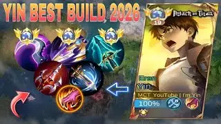 Скин Инь из &laquo;Атаки Титанов&raquo; 🔥!! Лучшая сборка и эмблема 2026 года 🔥🤫 ~ MLBB