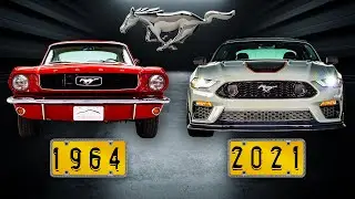 Ford Mustang Evolution (1964 - 2021)