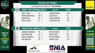 Point Cook Centrals 2nd XI v Pascoe Vale Hadfield 2nd XI