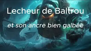 Lecheur de baltrou et son ancre bien galb&eacute;e