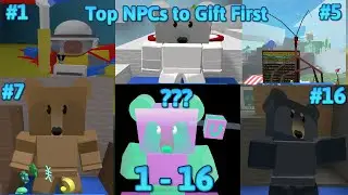 The Best Order to Give NPCs Your Presents to in Bee Swarm Simulator