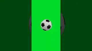 Football animation green screen