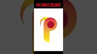 Create P Letter Gradient Logo Design | Adobe Illustrator CC #shorts #abaidgraphicstudio
