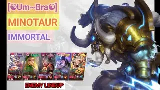 SOLO RANK | MINOTAUR | GAMEPLAY | MOBILE LEGEND BANG BANG 