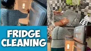 Fridge Cleaning | Deep cleaning | Daily cleaning Vlog 🤩 | Indian Deep cleaning