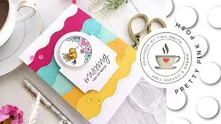 Pretty Pink Posh | Spring Circles & Stitched Waves
