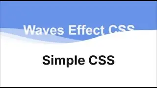 Create a Quick & Easy Flowing Wave Effect with CSS