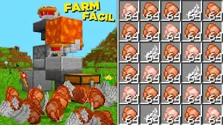 ✔️ MELHOR FARM DE GALINHA do MINECRAFT - F&Aacute;CIL e FAZER!