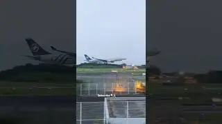 Sky Team landing #naritainternationalairport #airportsecurity #aviation #asianairlines
