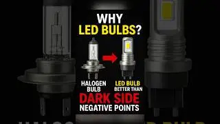LED Bulbs vs Halogen Bulbs &ndash; Dark Truth Revealed! 🚘💡#CarLED #HalogenVsLED #CarUpgrade #CarMods