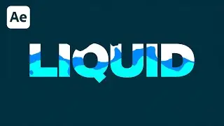 Water Wave Text Animation After Effects Tutorial | Assamese Tutorial