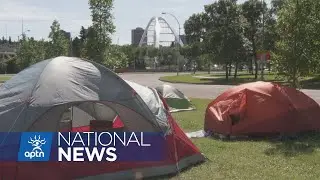 COVID-19 outbreak at Edmonton homeless shelter | APTN News