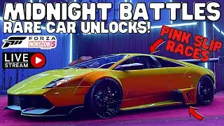 FH5-PINK SLIP RACING-OPEN LOBBY MIDNIGHT BATTLES-New update/series 13-unlocking RARE CARS!