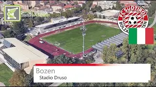 Stadio Druso | F.C. S&uuml;dtirol | Google Earth 360&deg; Rotation