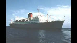 1959 Ocean Monarch Nassau Bahamas Cruise - Pool Deck Games