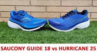 Comparativa Saucony Guide 18 vs Hurricane 25
