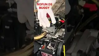 Запуск двигателя на радиуправляемой машине ROFUN D5
