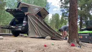 Tuff Stuff Overland Alpha Rooftop Tent Annex Setup