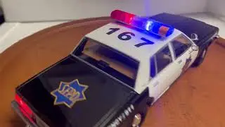 San Francisco Police Department SFPD Chevy Caprice 9C1 Interceptor Custom Built 1/18 Scale #shorts