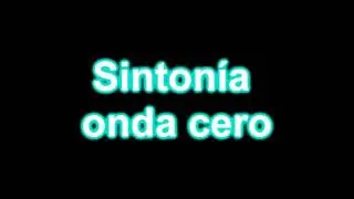 Programa radio - sinton&iacute;a, cortina y golpe musical