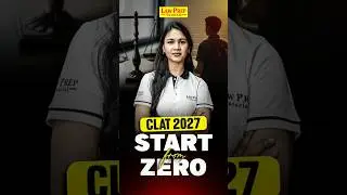 How to Start CLAT 2027 from ZERO (Step-by-Step) 📈 #clat2027