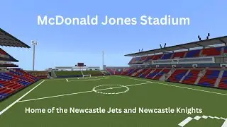 Minecraft - Stadiums - McDonald Jones Stadium (Newcastle Jets and Newcastle Knights)