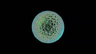 Transparent crystal ball rotating with rainbow refractions free mothion graphics footage vj