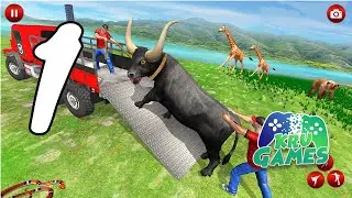Farm Animals Transporter Truck Simulator :Wild Sim Gameplay Walkthrough #1 (Android, IOS)