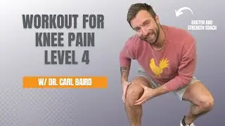 Follow Along 30 Minute Strength Workout for Knee Pain | Level 4