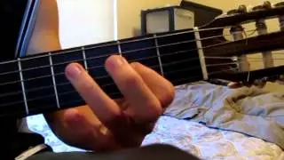 How to Play Morrowind and Skyrim Theme on Guitar  TABS ON SCREEN