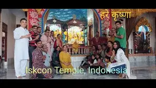 Indian ISKCON TEMPLE In INDONESIA #harekrishna #jakarta #iskcon #bhajan #subscribe #share #like