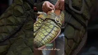 Croc skins shoes. Custom made leather shoes. MTO shoes. #handmade #shoes #bespoke