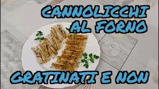Cannolicchi (o cappelunghe) al forno, gratinati e non gratinati, un classico cicchetto veneziano.