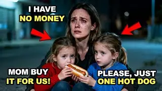 ON CHRISTMAS EVE, A POOR MOM SHARES A HOT DOG WITH HER TWINS &mdash; A BILLIONAIRE BIKER STEPS IN