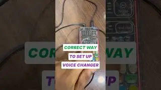 Как правильно настроить устройство для изменения голоса i9! #ИзменениеГолоса #КороткиеФотографии
