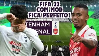 FIFA 22 MOD eSIM + RESHADE FICA PERFEITO - TOTTENHAM VS ARSENAL PREMIER LEAGUE