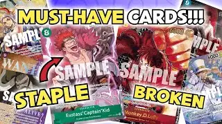 ONE PIECE TCG CARDS YOU SHOULD HAVE!!! - ALL STAPLES!!!