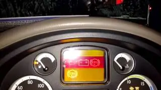 DAF XF 105.460 COLD START -22,5*C