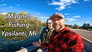 Magnet Fishing In Ypsilanti, Michigan!