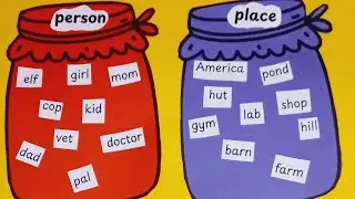 Noun sorting activity for children |preschool activity | learn English 