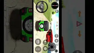 Modified Mahindra Thar 👿 new driving long jump challenge 🎯 Indian Cars Simulator 3D gadi wala games