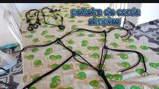 COMO FAZER PEITEIRA DE CORDA SIMPLES