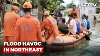 Makeshift Boat Ferries Patients To Hospital In Flood-Hit Assam's Silchar