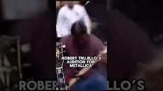 ROBERT TRUJILLOS AUDITION FOR METALLICA! #metallica #bass #shorts