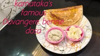Karnataka's famous Davangere benne dosa ya butter dosa...