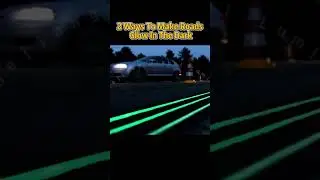 2 Simple Ways To Make Road Glow In The Dark -  Glow In The Dark Road Marking Or Pathway #fyp