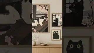 Watch my art pieces come to life  #interiordesign #japanart #japan #interior #interiorlovers