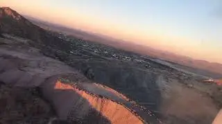 Flying around &ldquo;A&rdquo; Mountain at Ajo, AZ.