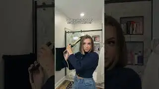 HOW I STYLE MY BOB IS UNDER 2 MINUTES - obviously if you holding the curl longer or don&rsquo;t tighter
